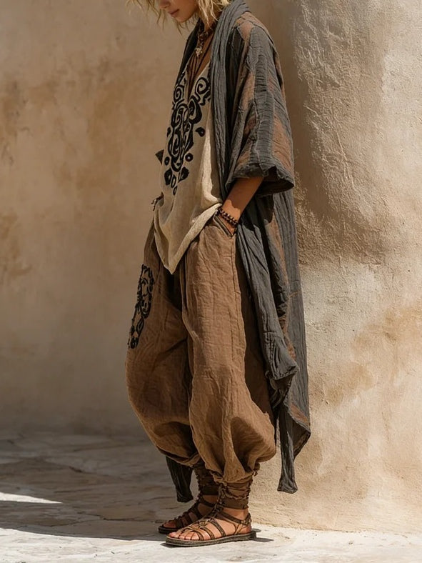 Zosia | Bohemian Nomadic Kunstset aus drei Teilen