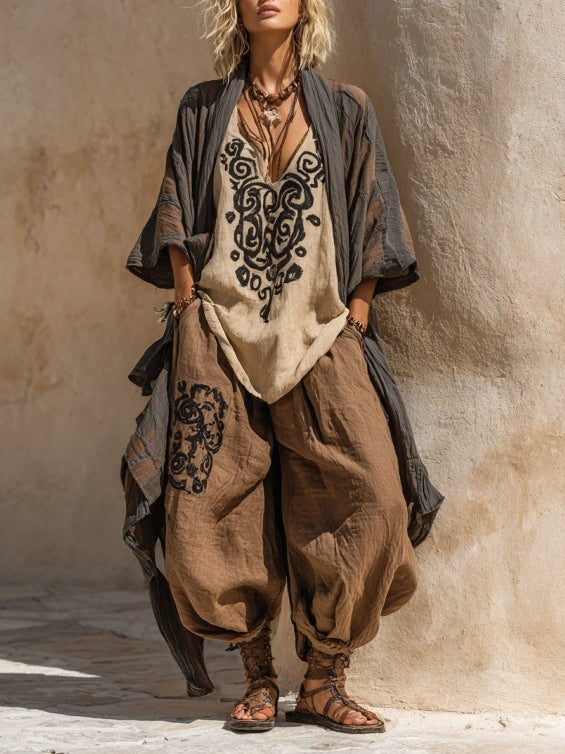 Zosia | Bohemian Nomadic Kunstset aus drei Teilen