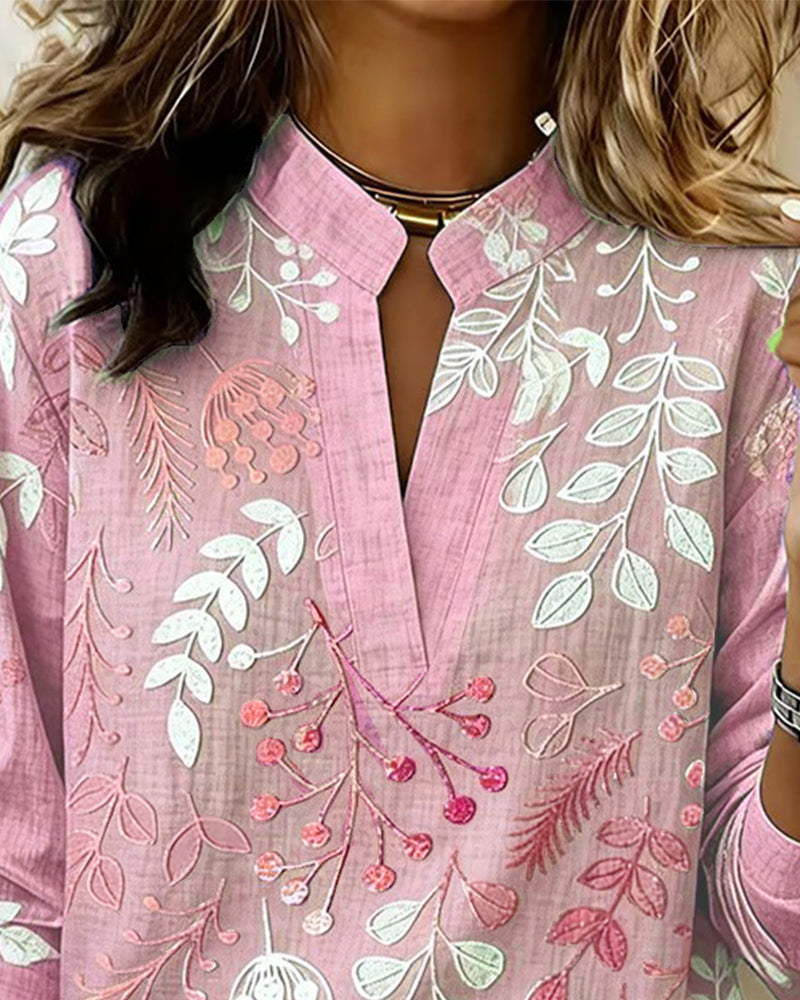 Kenzie | Bluse mit sanftem V-Design