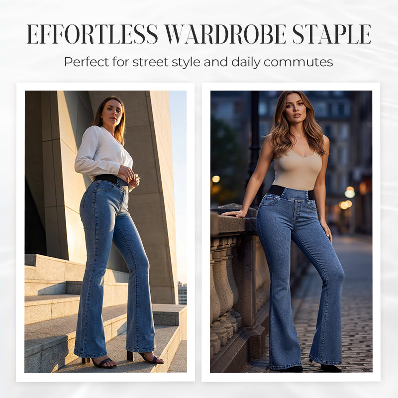Yara | Hochtaillierte Damenjeans mit elastischen Beinen