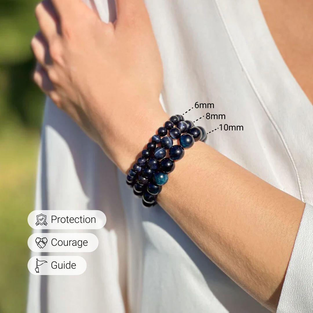 Talia | Armband "Schutzengel" aus Falkenauge