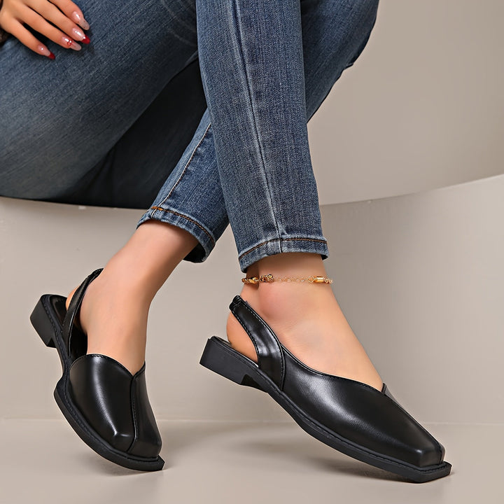 Darya | Elegante Sandalen mit Blockabsatz und quadrater Spitze