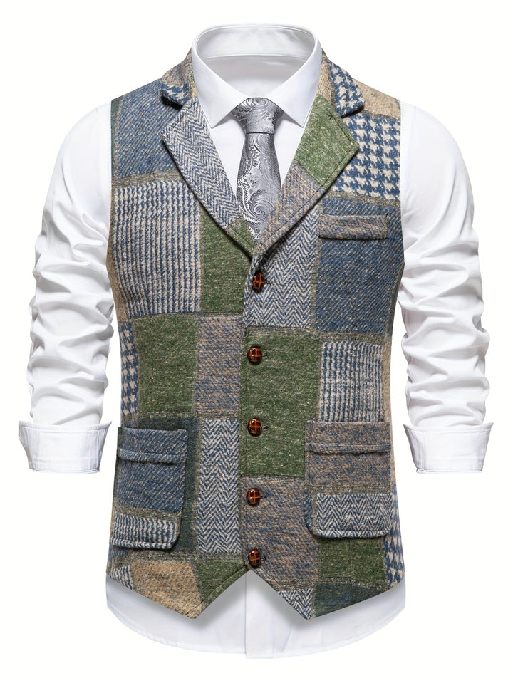 Walter | Klassische Patchwork-Weste