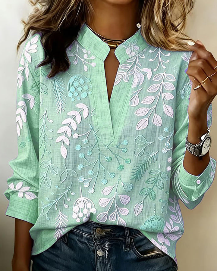Kenzie | Bluse mit sanftem V-Design