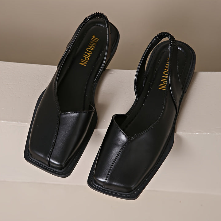 Darya | Elegante Sandalen mit Blockabsatz und quadrater Spitze