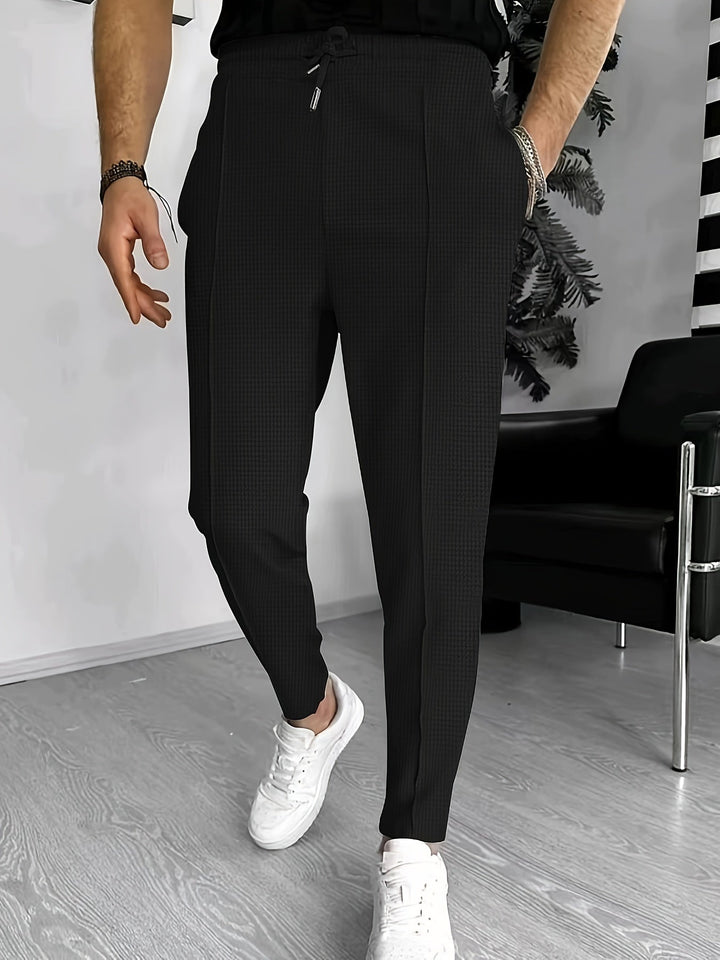 Yaxolt | Texturierte Hose mit Relaxed Fit und maximalem Komfort