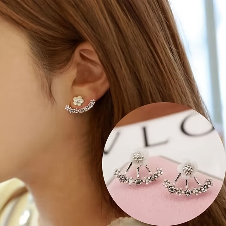 Faye | Elegante Blumenohrringe im koreanischen Stil