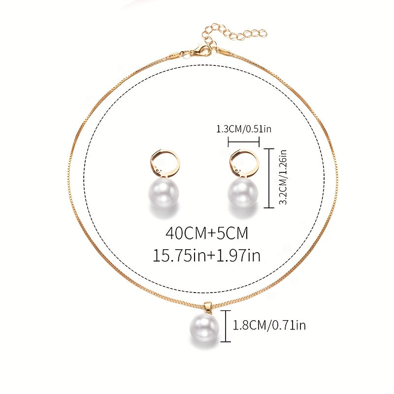 Isara | Schmuckset mit eleganten Perlen und raffiniertem Finish