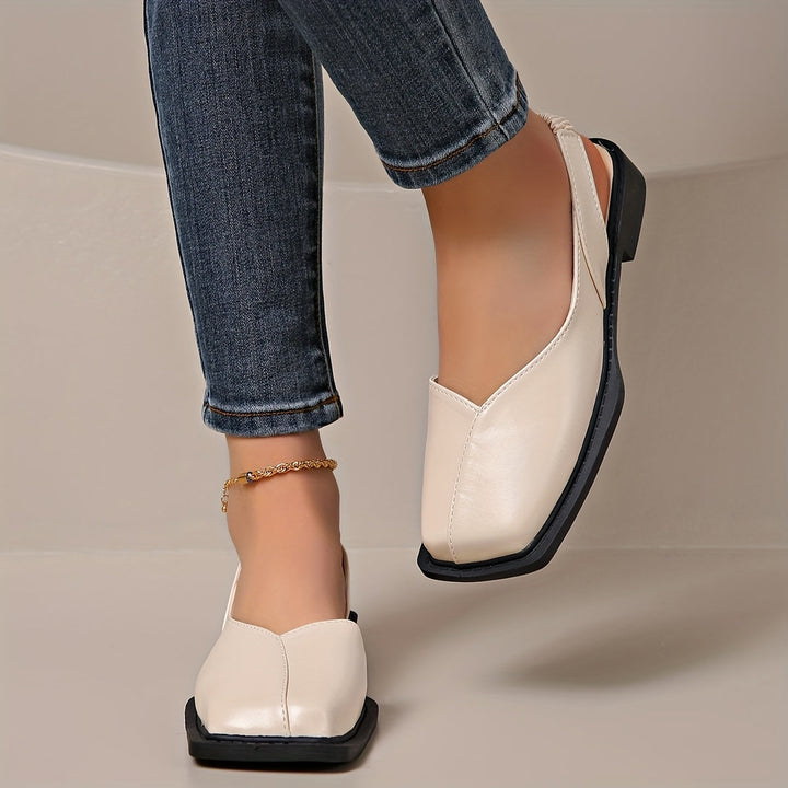 Darya | Elegante Sandalen mit Blockabsatz und quadrater Spitze