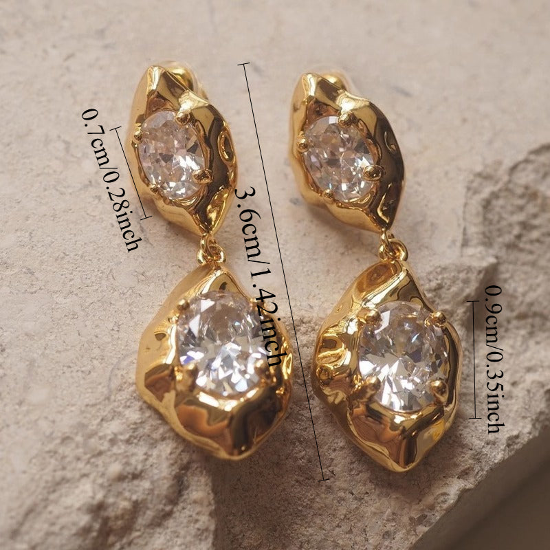 Xola | Ohrringe mit strahlenden Zirkonias und elegantem Design