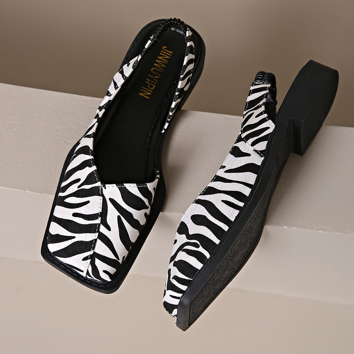 Darya | Elegante Sandalen mit Blockabsatz und quadrater Spitze