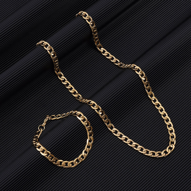 Reid | Set aus Kette und Armband für Männer mit kühnen Stil