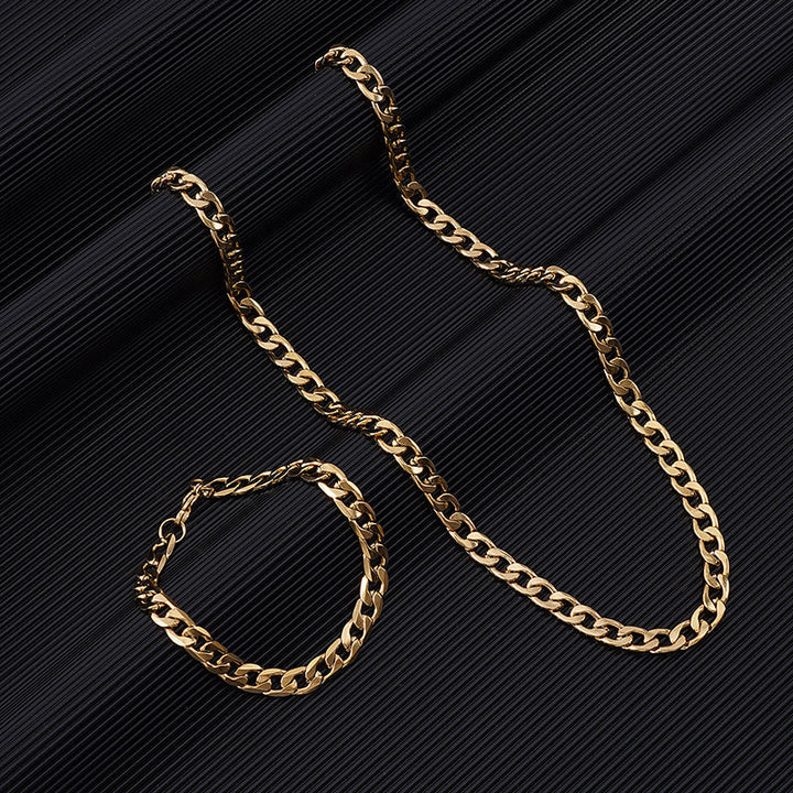 Reid | Set aus Kette und Armband für Männer mit kühnen Stil