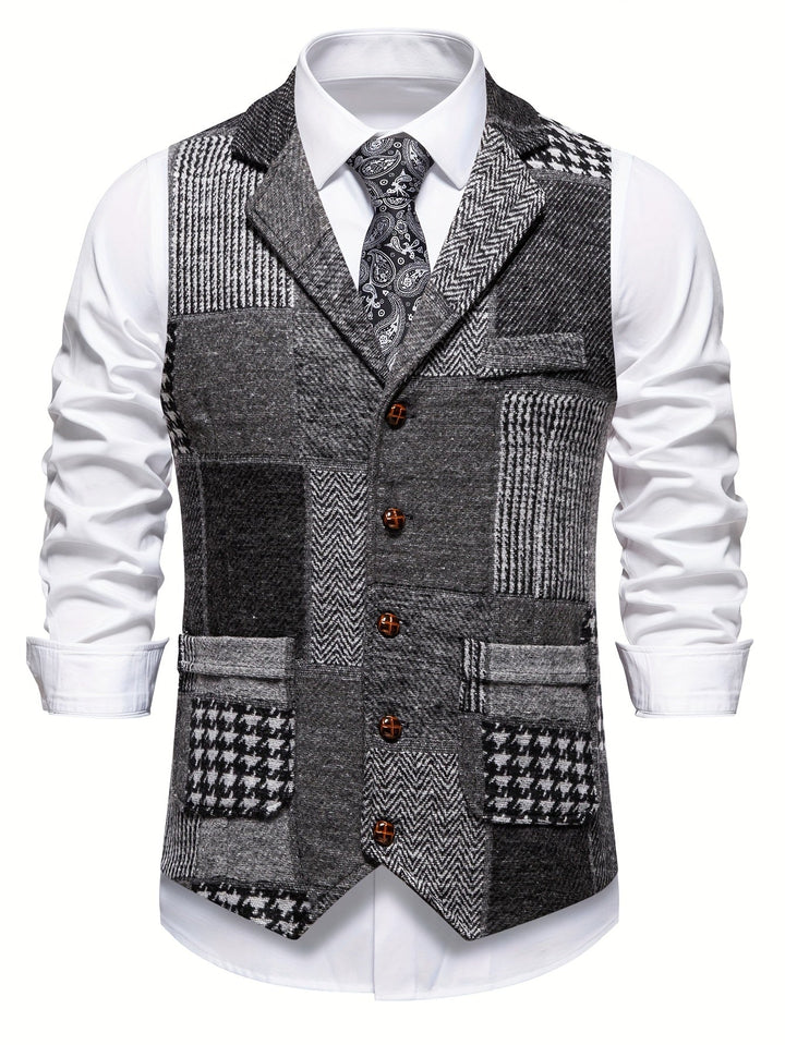 Walter | Klassische Patchwork-Weste