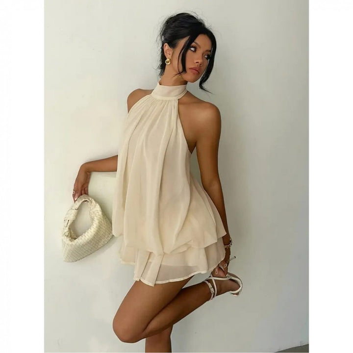 Meara | Elegantes Halterkleid für Sommerferien