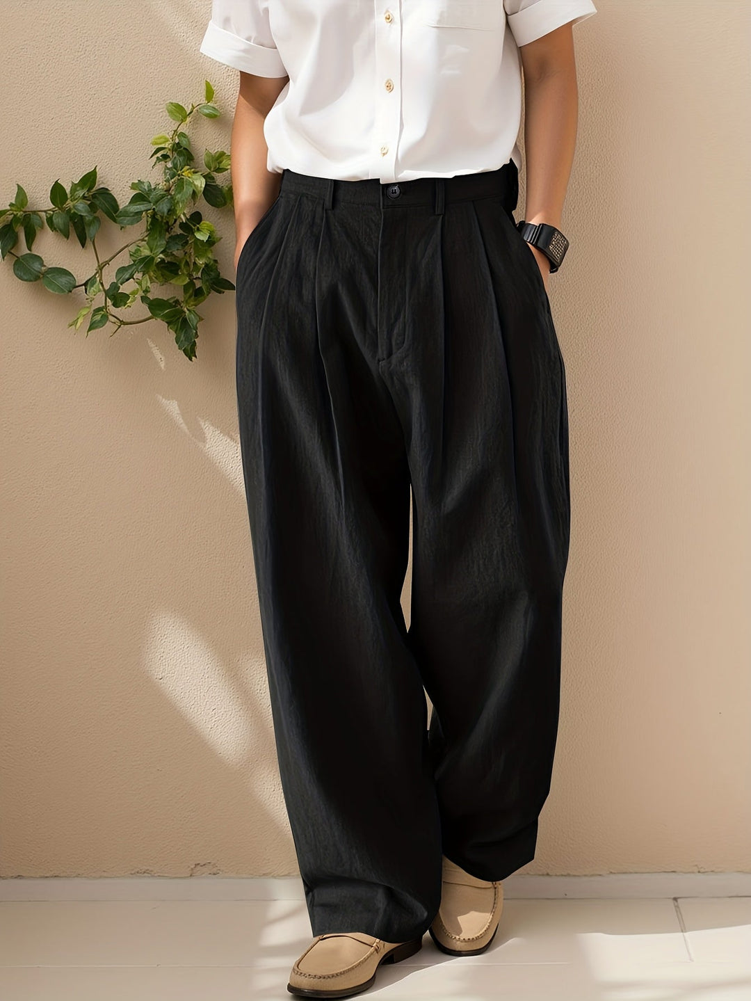 Vruxeth | Gerade Herrenhose mit Relaxed Fit und modernem Stil