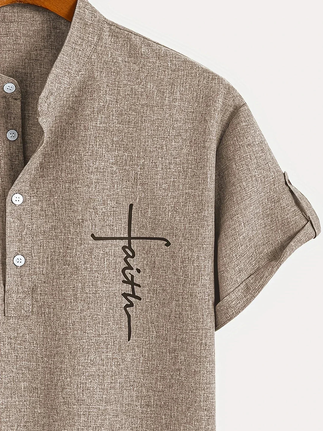 Hayes | Elegantes Kurzarmhemd mit Stehkragen