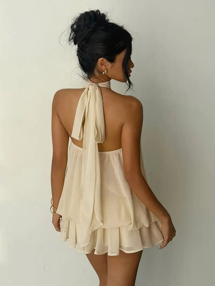 Meara | Elegantes Halterkleid für Sommerferien