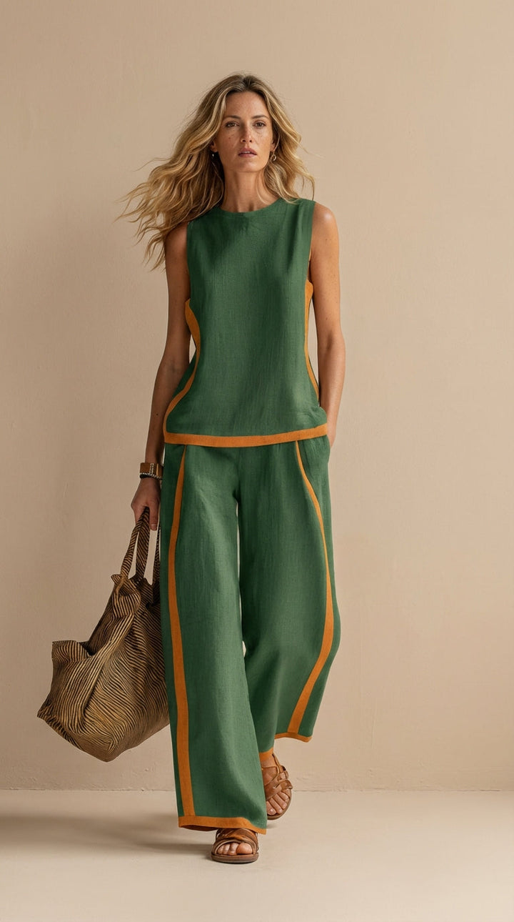 Meadow | Bequemes und elegantes Leinen- und Baumwollset