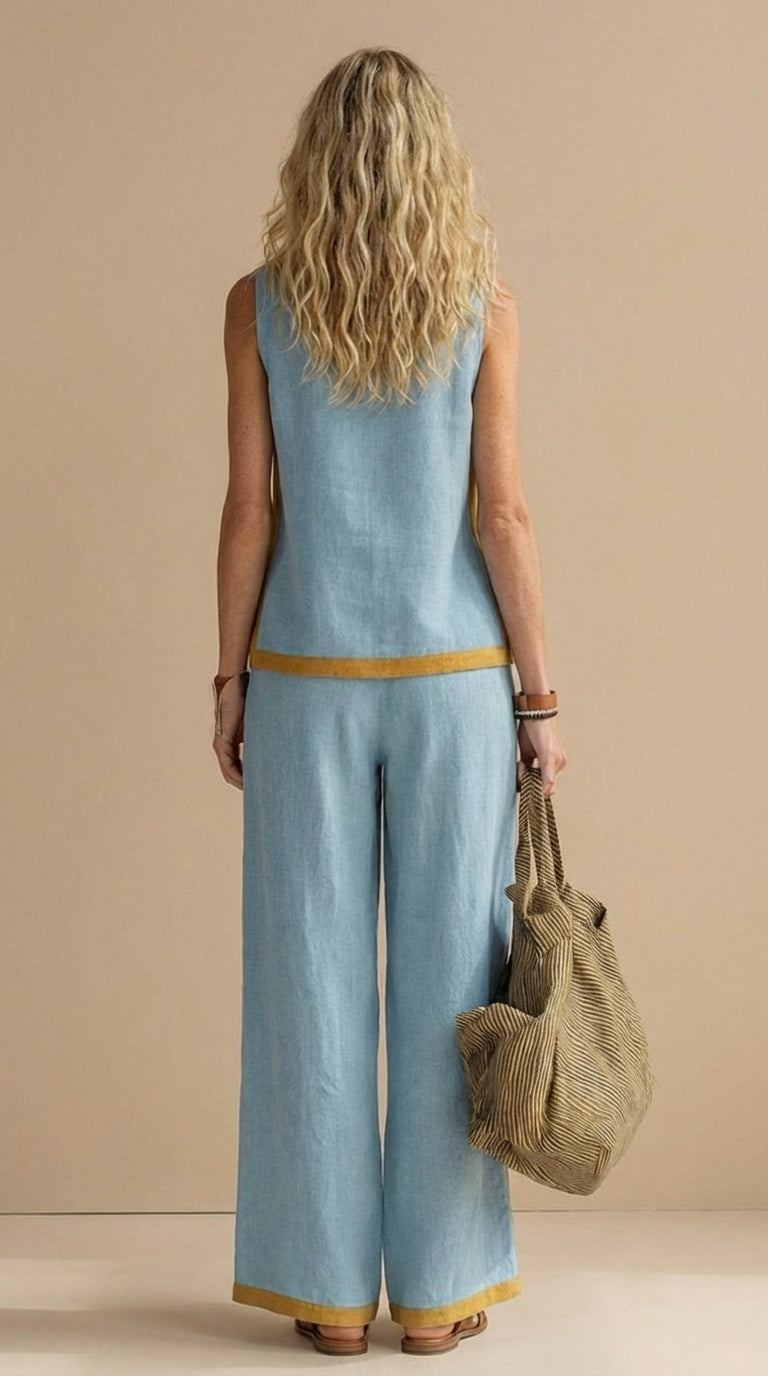 Meadow | Bequemes und elegantes Leinen- und Baumwollset