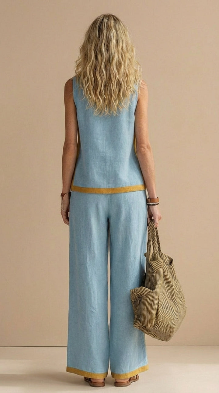 Meadow | Bequemes und elegantes Leinen- und Baumwollset