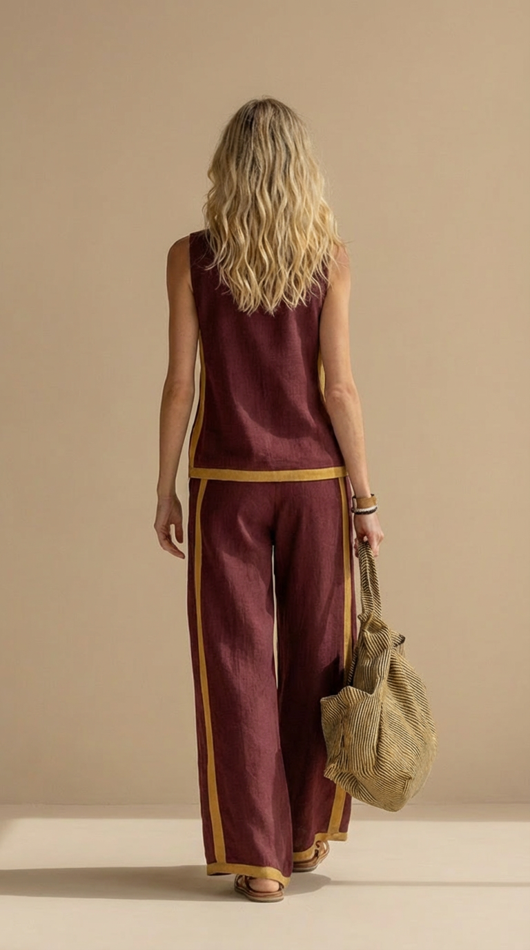 Meadow | Bequemes und elegantes Leinen- und Baumwollset