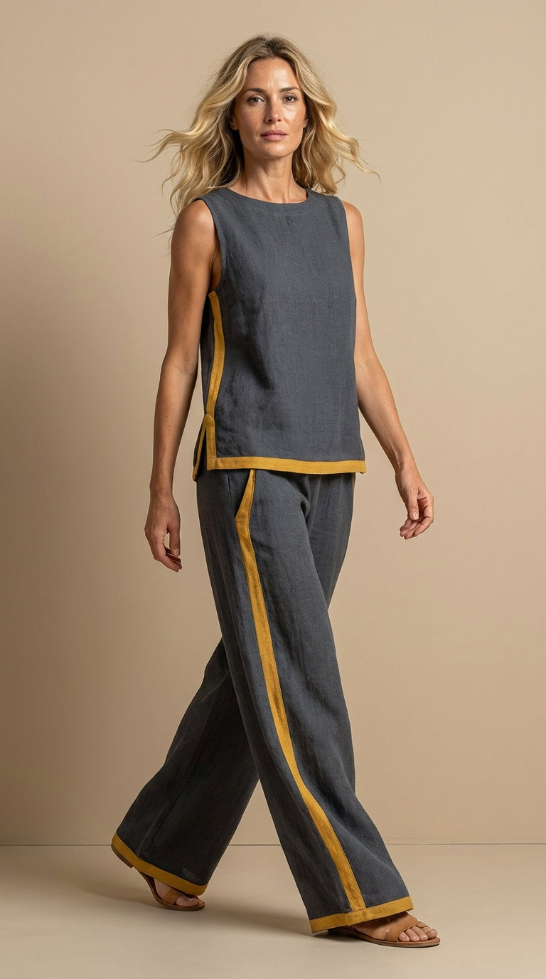 Meadow | Bequemes und elegantes Leinen- und Baumwollset
