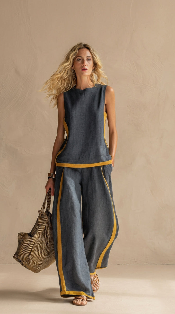 Meadow | Bequemes und elegantes Leinen- und Baumwollset