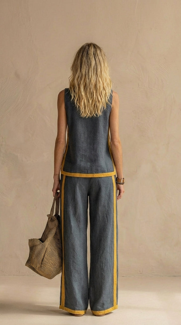 Meadow | Bequemes und elegantes Leinen- und Baumwollset