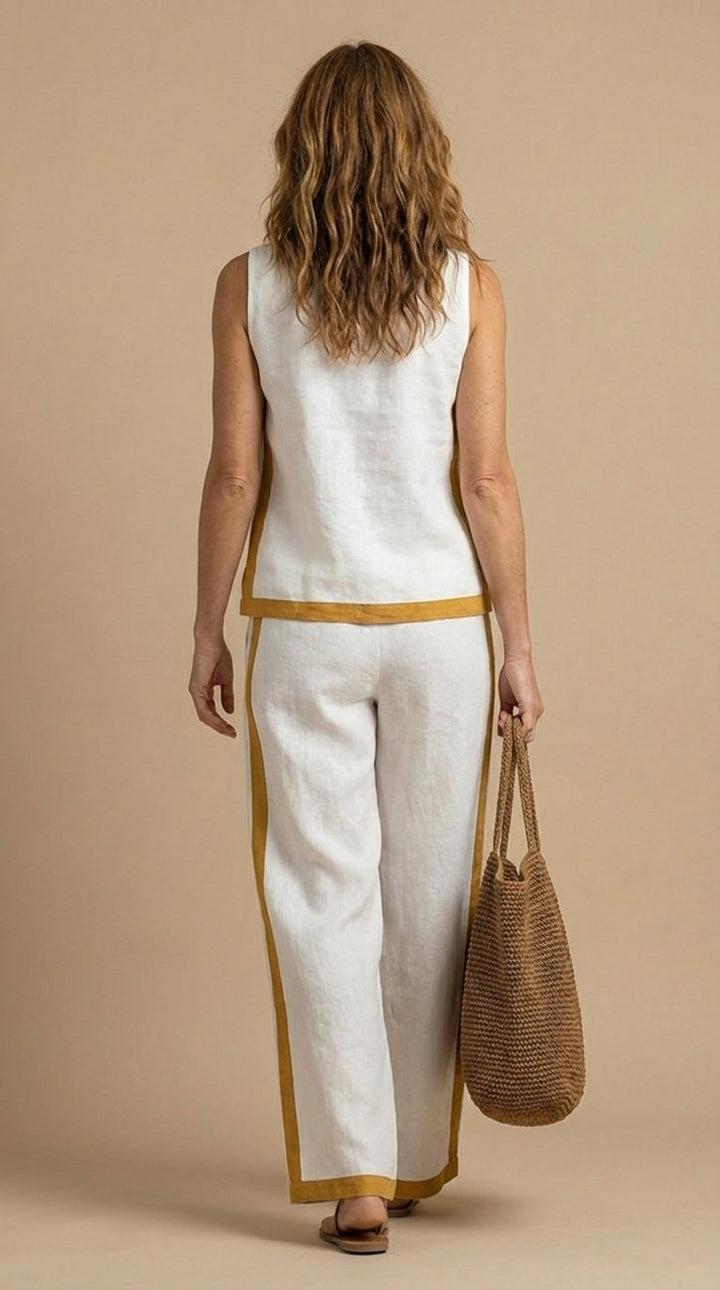 Meadow | Bequemes und elegantes Leinen- und Baumwollset