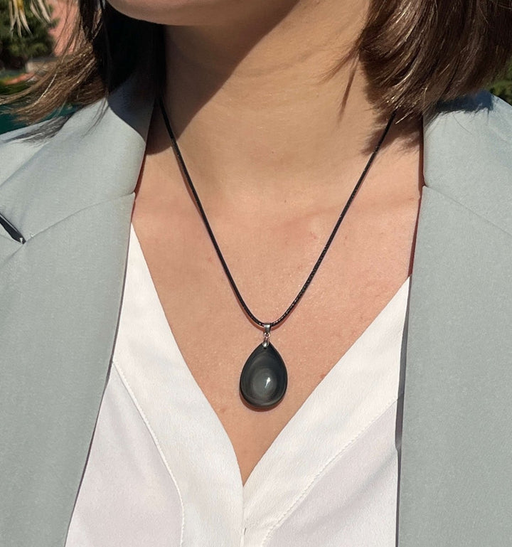 Skye | Anhänger aus Obsidian Oeil Céleste