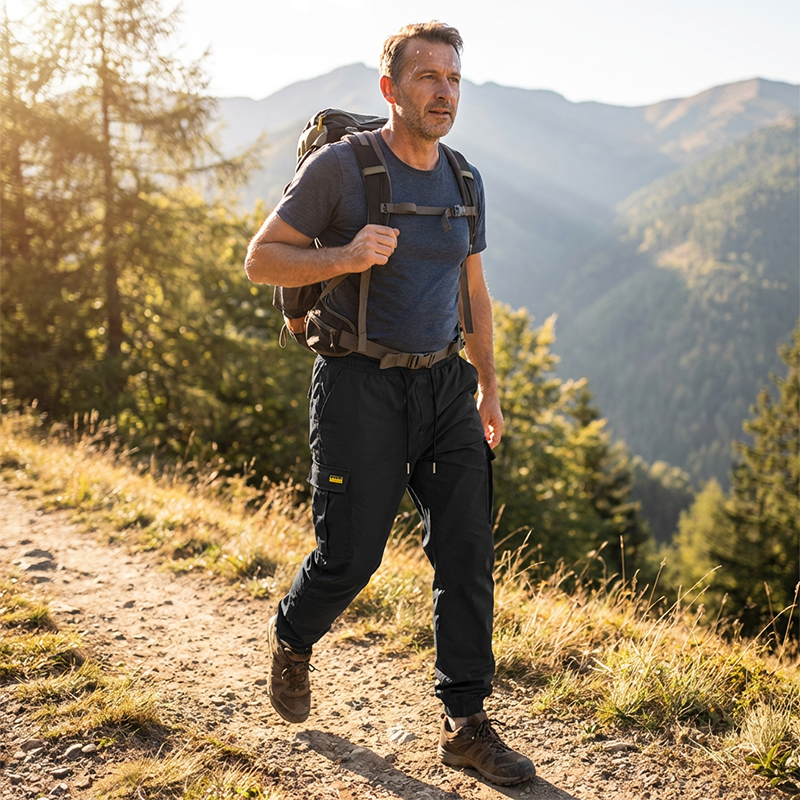 Aldric | Freizeit-Cargo-Hosen für Herren mit Kordelzug