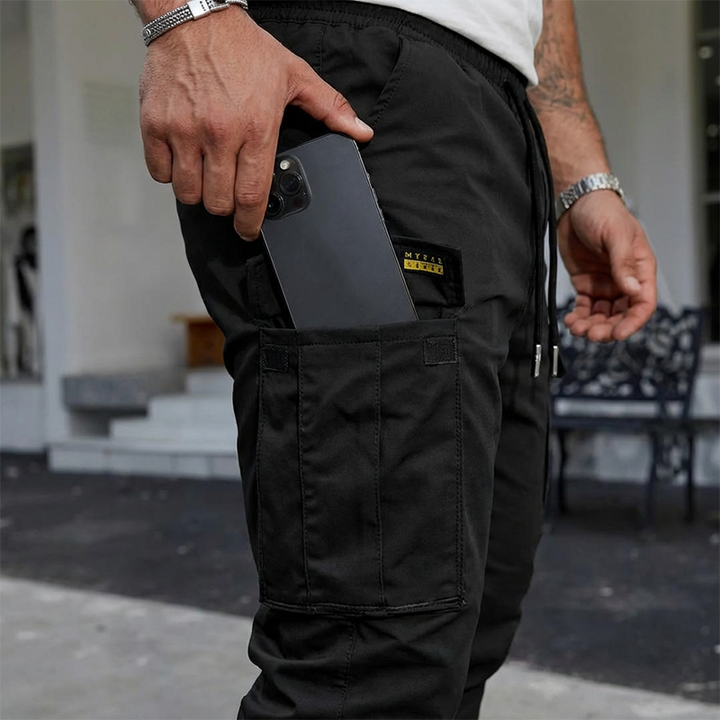 Aldric | Freizeit-Cargo-Hosen für Herren mit Kordelzug