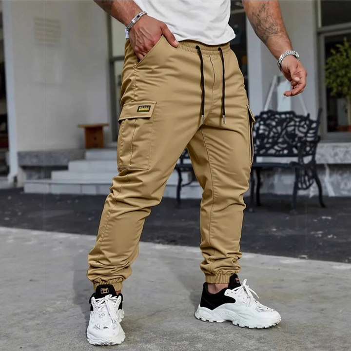 Aldric | Freizeit-Cargo-Hosen für Herren mit Kordelzug